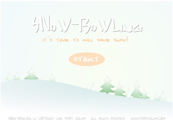 Snow Bowling