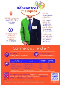 Flyer Rencontres de l'emploi