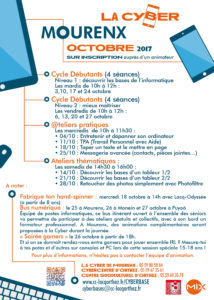 Programme La Cyber- Octobre 2017