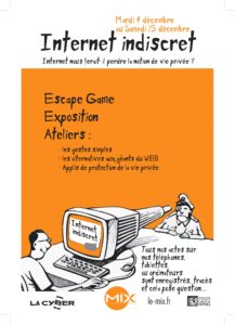 Flyer Internet Indiscret - Recto