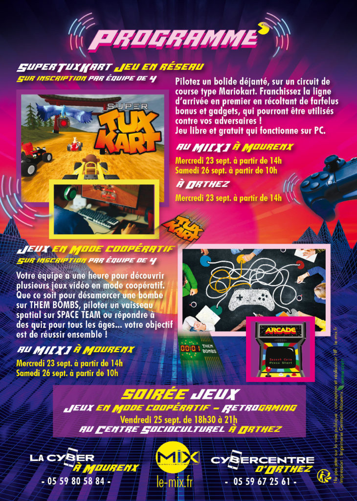 Programme Journées du jeu vidéo