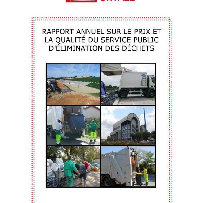 Document qui retrace en quelques pages, l'organisation, des données chiffrées et le coût de notre service déchets en 2014.