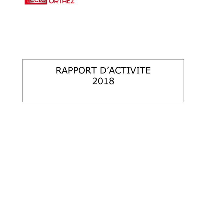 Document retraçant l'ensemble des actions menées par la communauté de communes sur son territoire en 2018 et les résultats obtenus.