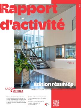 Page de couverture avec écrit en gros en haut à gauche "rapport d'activité" d - Agrandir l'image, fenêtre modale