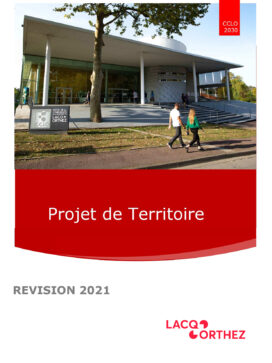 Page de garde du document du projet de territoire de Lacq-Orthez. - Agrandir l'image, fenêtre modale