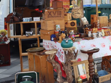stand de produits de brocantes