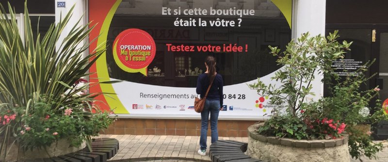 L'opération "ma boutique à l'essai" est relancée.