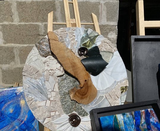 Atelier mosaïque et peinture enfant ou parent/enfant - LOUBIENG