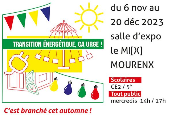 Transition énergétique, ça urge ! - Salle d'Exposition du MI[X] à Mourenx