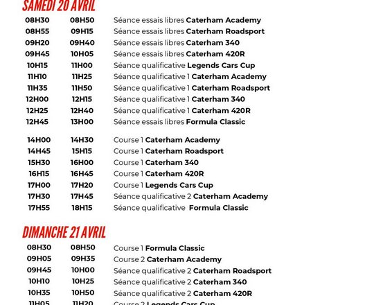 Caterham compétition – Legends Cars Cup - ARNOS