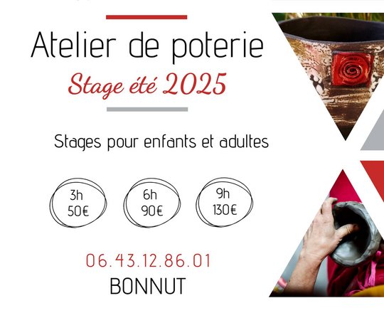 Atelier de poterie - BONNUT