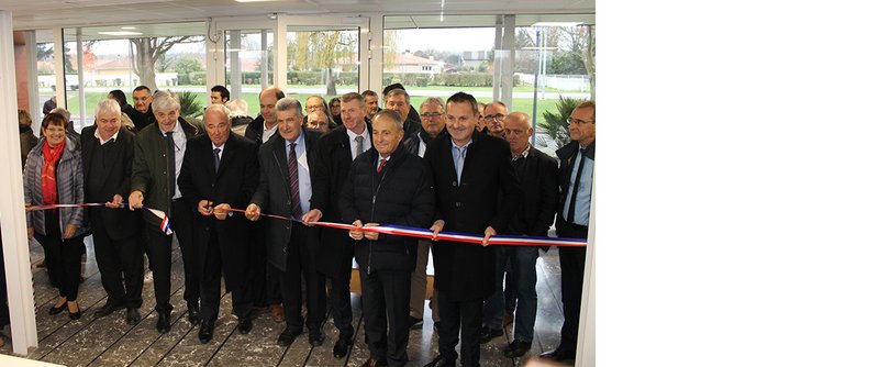 Les Laboratoires des Pyrénées et des Landes inaugurent leurs nouveaux locaux, à Pardies.