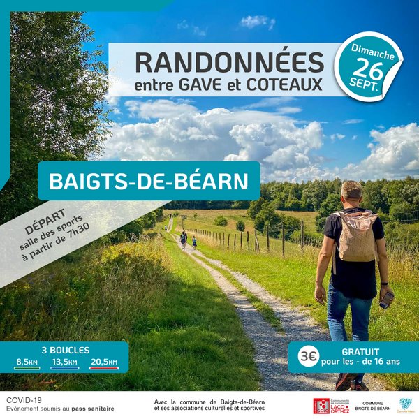 Randonnées entre Gave et Coteaux - Baigts-de-Béarn