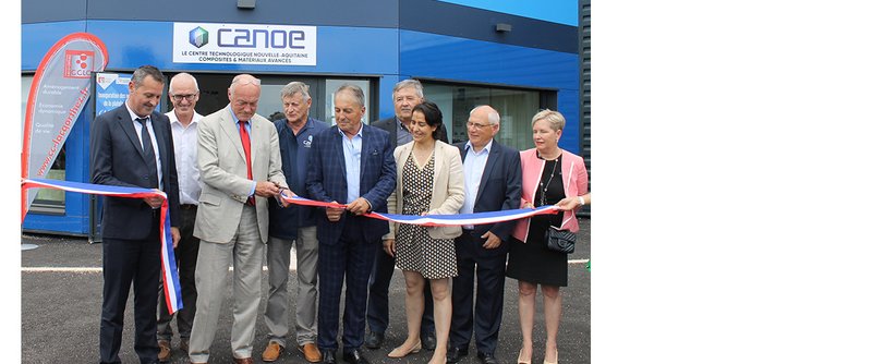 Inauguration de l'extension de l'entreprise CANOE
