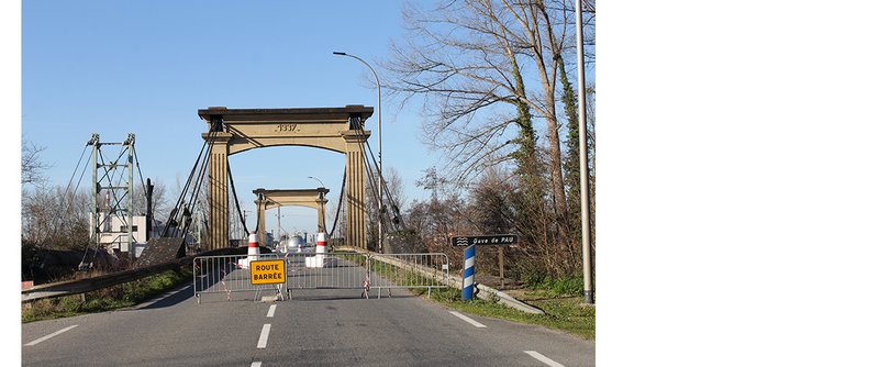 Le pont de Lacq Abidos
