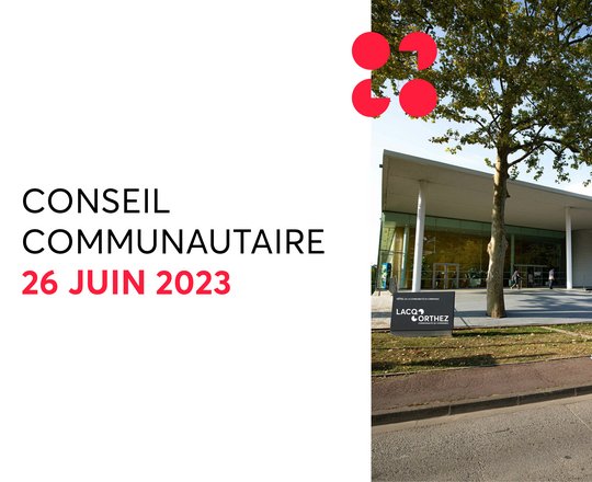 Conseil communautaire du 26 juin 2023 - MOURENX
