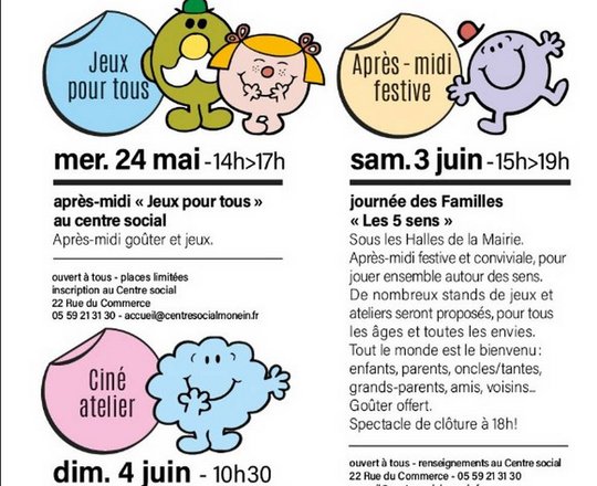 Journée des familles : Les 5 sens - MONEIN