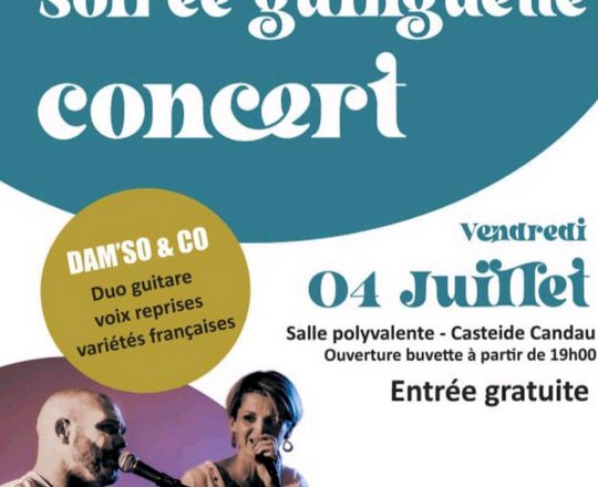 Soirée guinguette : Dam'so and Co - CASTEIDE-CANDAU