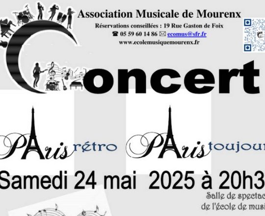 Concert : Paris rétro Paris toujours - MOURENX