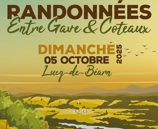 Randonnée entre Gave et Coteaux - LUCQ-DE-BEARN