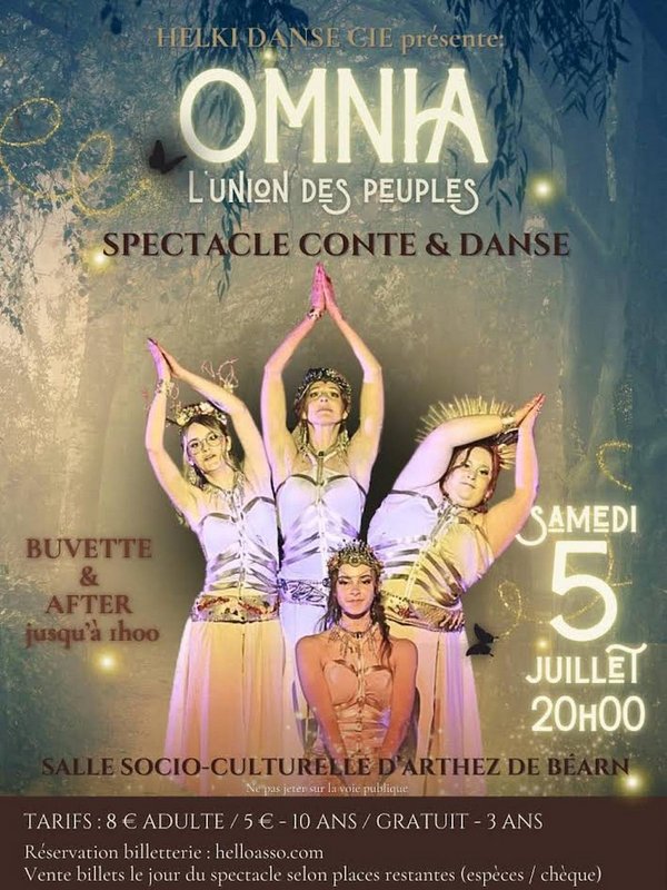 Spectacle danse : Omnia L’Union des Peuples - ARTHEZ-DE-BEARN