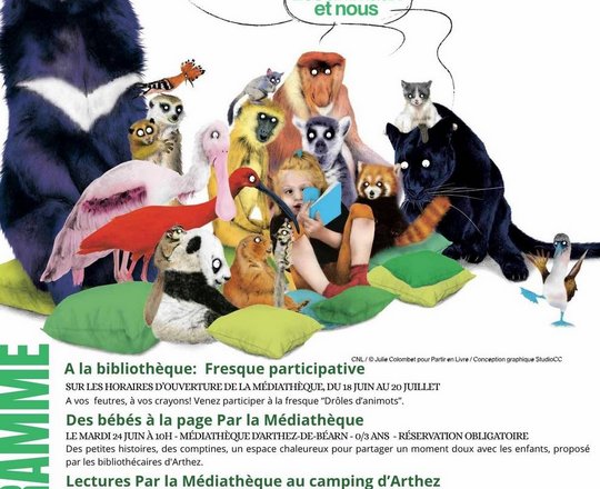 Lectures au camping - ARTHEZ-DE-BEARN