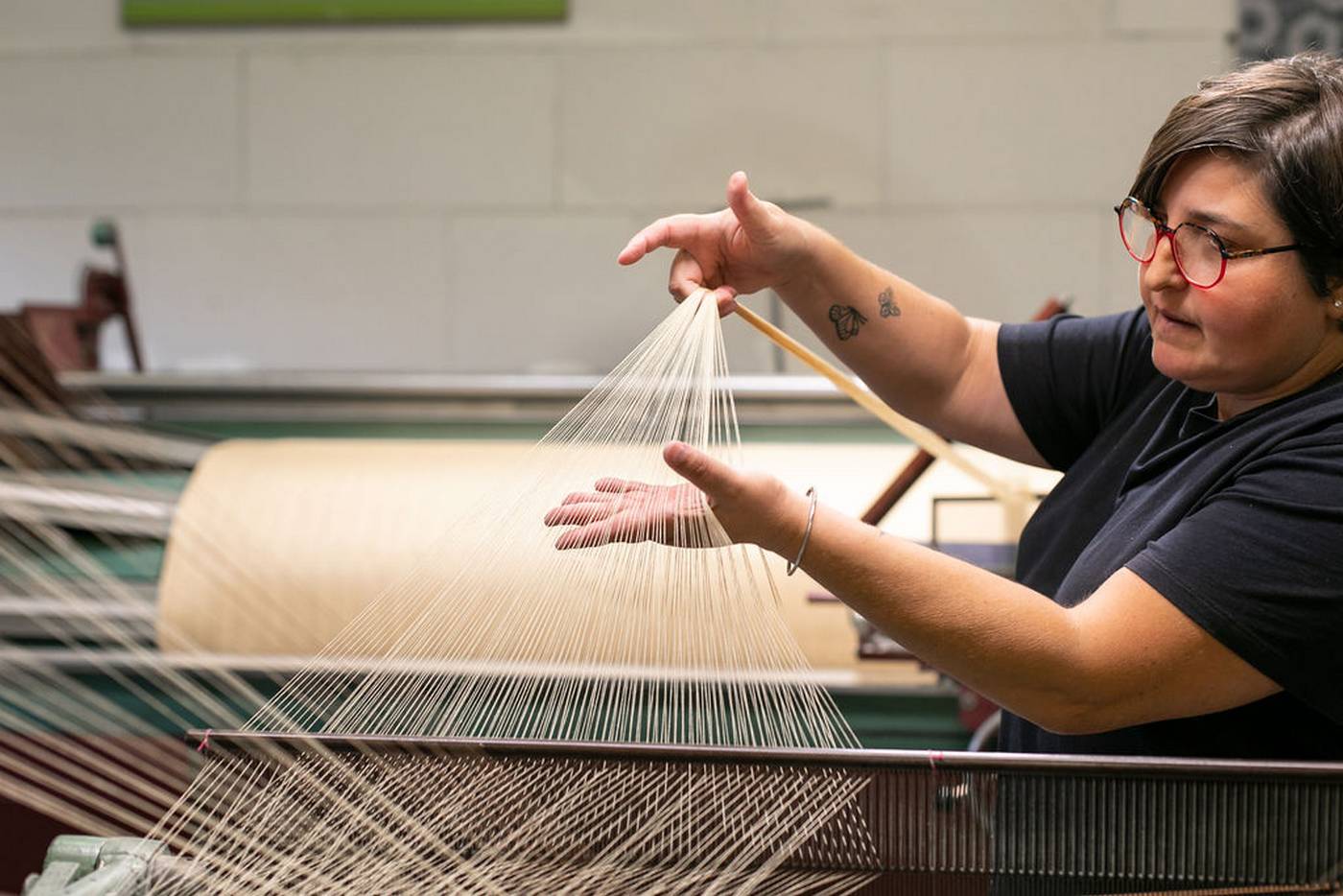 Visite et démonstration : Tissage Moutet - ORTHEZ